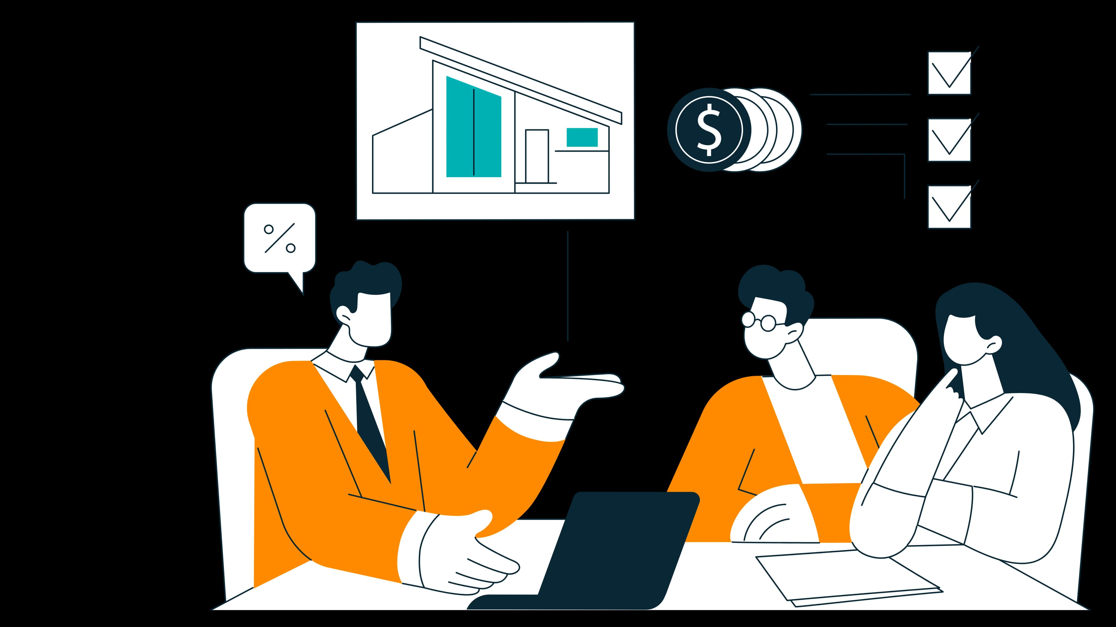 Clients measuring results illustration